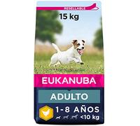 EUKANUBA Alimento seco para perros adultos activos de raza pequeña rico en pollo fresco - Pack 2 x 15 Kg