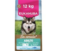 Eukanuba, alimento para Perros sin Cereales con Pescado para Razas Grandes - Alimento seco Premium sin Cereales para Perros Adultos, 12 kg