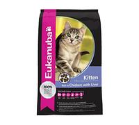 Eukanuba Alimento seco para gatitos en crecimiento, rica en pollo fresco, 10 kg