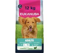 EUKANUBA Adult Large Breed Cordero y arroz 12 kg + sorpresa para el perro