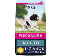 Eukanuba, alimento seco para Perros con Pollo fresco para Razas medianas - Alimento seco Premium para Perros Adultos, 15 kg