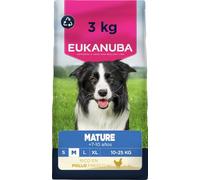 Eukanuba, alimento seco para Perros con Pollo Fresco para Razas Medianas - Alimento seco Premium para Perros Maturos, 3 kg