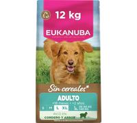 EUKANUBA Alimento Seco para Perros de Razas Grandes sin Cereales, 12kg | Alimento seco premium | Alimento hipoalergénico |Para perros adultos| Rico en Cordero y Arroz