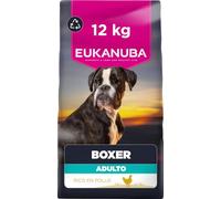 Eukanuba Breed Care bóxer alimento seco, 12 kg | Para perros adultos a partir de 18 meses | Con L-carnitina y taurina natural | Contribuye a un corazón sano