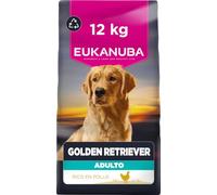 Eukanuba Breed Care Golden Retriever alimento seco, 12 kg | Para perros adultos a partir de 18 meses | Con L-carnitina para la quema de grasas | Favorece la quema de grasas