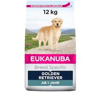 Eukanuba Breed Specific Alimento Seco para Perros, Golden Retriever, 12kg | Alimento seco premium | Alimento para perros óptimamente adaptado a la raza | Perros adultos