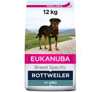 Eukanuba Breed Specific Alimento Seco para Perros, Rottweiler, 12kg | Alimento seco premium | Alimento para perros óptimamente adaptado a la raza | Perros adultos