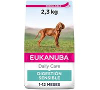 EUKANUBA Daily Care Alimento seco para cachorros con digestión sensible, creado para perros con estómagos sensibles, 2.3 kg