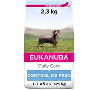 EUKANUBA Daily Care Alimento seco para perros adultos de raza pequeña y mediana, receta de control de peso con pollo fresco, bajo en grasa, 2.3 kg
