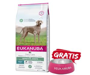 Eukanuba Daily Care Articulaciones Sensibles 12kg + ¡Cuenco GRATIS!