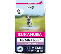 Eukanuba Grain Free Puppy Razas Grandes Pescado Azul 3 Kg