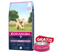 Eukanuba Puppy&Junior Cordero y Arroz Razas Grandes 12kg + ¡Cuenco GRATIS!