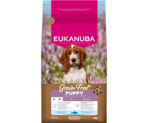 EUKANUBA Puppy&Junior Small/Medium sin cereales, 3 kg