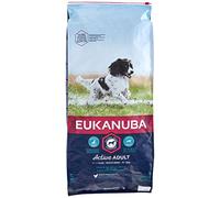 EUKANUBA Raza Mediana Adulto Activo rico en pollo fresco [12 kg]