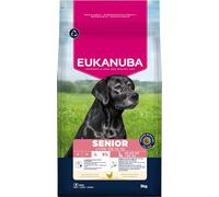 Eukanuba Senior, alimento seco con Pollo Fresco para Razas Grandes, alimento Premium para Perros Mayores, 3 kg