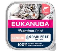 Eukanuba Senior Grain Free Paté Salmón Gato 16 x 85 gr