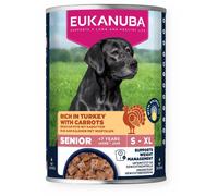 Eukanuba Senior Pavo con Zanahoria Perros Latas 400 gr