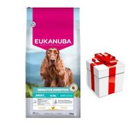 EUKANUBA Special Care Sensitive Digestion para perros adultos con sistema digestivo sensible, 12 kg + SORPRESA PARA SU PERRO