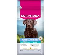 EUKANUBA Weight Control - Alimento para Perros con Pollo para Razas pequeñas y Medianas, p. ej. Perros esterilizados/castrados - Alimento Special Care bajo en Grasa y del Peso o para Dieta, 15 kg