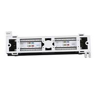EUKKIC Network Tool Kit 12 Port Cat6 Patch Panel Rj45 Red Montaje en Pared Soporte Para Montaje en Rack