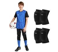 EULANT 2 Pares Rodilleras de Voleibol, Elásticas Rodillera para Danza, Balonmano, Scooter, Gimnasia, Fútbol, Lucha en Línea, Bicicleta de Montaña, Coderas para Niños y Adultos