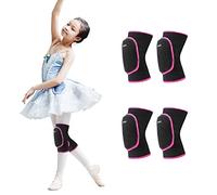 EULANT 2 Pares Rodilleras de Voleibol, Elásticas Rodillera para Danza, Balonmano, Scooter, Gimnasia, Fútbol, Lucha en Línea, Bicicleta de Montaña, Coderas para Niños y Adultos