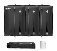 EULANT Bolsas de Vacío Profesionales para Viajes con Bomba,3 Bolsa de Compresión Reutilizable para Maletas/Mochila, Impermeable Bolsas de Vacio para Ropa con Cremallera Hermética IPX8