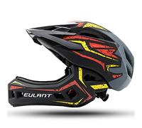 EULANT Casco de Bicicleta con Mentonera Desmontable para Niño,Ligero Casco Integral Niños para Bici MTB BMX Ciclismo Moto Patinaje Scooter Skate Hoverboard