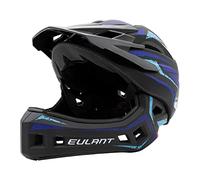EULANT Casco de Bicicleta con Mentonera Desmontable para Niño,Ligero Casco Integral Niños para Bici MTB BMX Ciclismo Moto Patinaje Scooter Skate Hoverboard