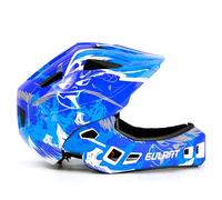 EULANT Casco Integral Niño,Casco de Patinaje para Chicos y Chicas,Casco con Cubierta Protectora Extraíble para Barbilla para BMX MTB Bicicleta Moto Scooter