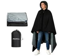 EULANT Manta Impermeable de Camping con Capucha, Poncho Ponible, Manta con Capucha para Ver Deportes y Mantenerse Caliente al Aire Libre/Coches, Versátil para Pícnic, Saco de Dormir, Capa Cálida
