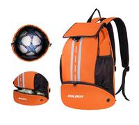 EULANT Mochila Futbol con Zapatillero,Impermeable Bolsa Deporte para Balonmano Voleibol Natación Entrenamiento Senderismo Campamento Compras Playa Escolar,Separación Seca y Húmeda