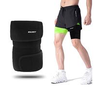 EULANT Musleras Compresion Hombre,Neopreno Soporte Muslo,Manga de Compresión del Muslo para Deportivas, Antideslizante