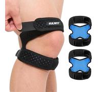 EULANT Rodilleras Adjustable 1 Par, Correa de Soporte del Tendón Rotuliano,Cinta Rotuliana, Rodilleras Deportivas Compresión para Correr Saltar Tenis Gym Voleibol Artritis Tendinitis