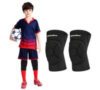 EULANT Rodilleras Voleibol para Niño,Acolchado Rodillera Futbol Sala Portero,Flexible Rodilla Protectoras Deportivas para Balonmano Danza Yoga Patinaje Artistico Gimnasia Esquí Trabajo,S