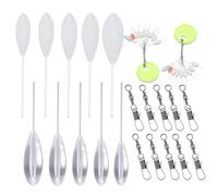 EULAPGOE 38 Pcs Casting Bobber Float, Plástico Casting Bombarda Inline Surface Float Carp Fishing Terminal Tackle 6g/8g/10g/15g/20g