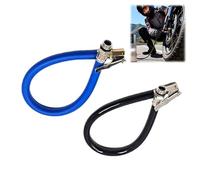EULAPGOE Adaptador Manguera inflado neumáticos 2 Unidades 39cm, Conector Alta presión para Coche Bicicleta Moto camión autobús Silla Ruedas, Accesorio compresor Aire