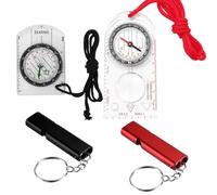 EULAPGOE Brújula de Navegación y Orientación para Senderismo con Declinación Ajustable para Lectura Mapa, Expedición, Supervivencia