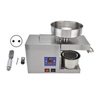 Eulbevoli Extractor de Aceite, expulsor, Pantalla de Cuenta Regresiva Prensa de Aceite de Alambre de Cobre Puro para Evitar Que el Aceite y el Polvo de Metal contaminen el Aceite Comestible(Rosado)