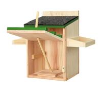 Eulenhaus - Caja nido (37 x 23 cm, resistente a la intemperie, con