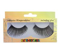 Eulenspiegel 000663 - Pestañas artificiales, negras, extra largas, para carnaval, fiesta temática