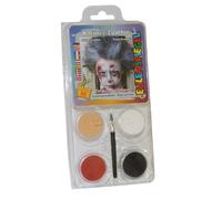 Eulenspiegel 204733 - Set de maquillaje Little Zombie, para aprox. 40 máscaras, colores de maquillaje, carnaval, fiesta temática
