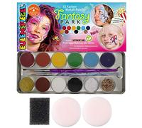 Eulenspiegel 212257 - Paleta de maquillaje Fantasy Park, vegano, set de maquillaje, maquillaje infantil, carnaval, fiesta de disfraces