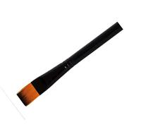 Eulenspiegel 434116 - Pincel plano, tamaño 32, negro, set de maquillaje, carnaval, fiesta temática