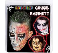 Eulenspiegel 450161 - Set de maquillaje, armario espeluznante, set de 17 piezas, carnaval, Halloween, fiesta temática