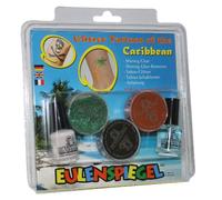 Eulenspiegel 730027 - Set Purpurina Tatuajes del Caribe XL, Carnaval, Halloween, Fiesta Temática