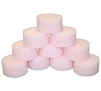 Eulenspiegel 990131 - Esponja de maquillaje, 10 piezas, poro fino, maquillaje, esponja de maquillaje, carnaval, Halloween, fiesta temática