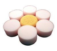Eulenspiegel 990148 - Esponja flor, 7 esponjas de maquillaje