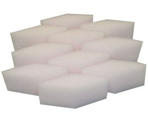 Eulenspiegel 990186 - Esponja de maquillaje, esponja de artista, 10 piezas, esponja de maquillaje, carnaval, Halloween, fiesta temática