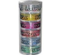 Eulenspiegel 999158 - Purpurina de poliéster edición glamour, 6 x 6 g, purpurina espolvoreada, carnaval, Halloween, fiesta temática